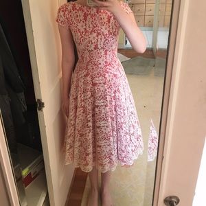 1950s Lace Midi Dress